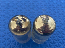 Load image into Gallery viewer, Matched Pair General Electric GE 6CL6 Vacuum Tubes Valves Black Plate NOS-Testing