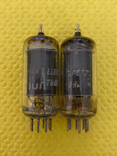 Load image into Gallery viewer, Matched Pair RCA 6AU6 Vacuum Tubes Valves Black Plate NOS-Testing