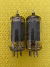 Load image into Gallery viewer, Matched Pair RCA 6AU6 Vacuum Tubes Valves Black Plate NOS-Testing