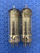 Load image into Gallery viewer, 2 Sylvania 35B5 Vacuum Tubes Valves Shiny Black Plate D Getters 4 Ribs Lot Of Two