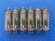 Load image into Gallery viewer, 6 RCA 50B5 Vacuum Tubes Valves Black Plate Lot Of Six
