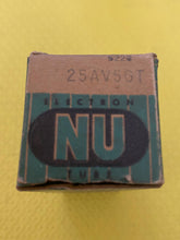 Load image into Gallery viewer, National Union NU 25AV5 25AV5GT Vacuum Tube Valve NOS NIB