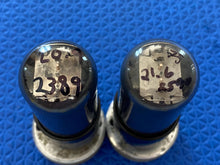 Load image into Gallery viewer, Matched Pair Sylvania 6V6 6V6GT/G Vacuum Tubes Silver And Gray NOS-Testing