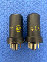 Load image into Gallery viewer, Matched Pair Raytheon 6J5 Vacuum Tubes Valves NOS-Testing