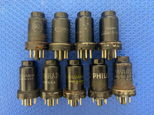 Load image into Gallery viewer, 9 US-Made 6C5 Vacuum Tubes Valves Lot Of Nine