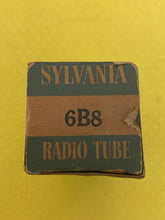 Load image into Gallery viewer, Sylvania 6B8 6B8 Vacuum Tube Valve NOS NIB