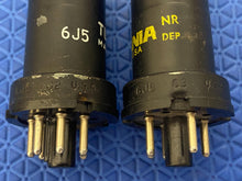 Load image into Gallery viewer, Matched Pair RCA 6J5 Vacuum Tubes NOS NIB