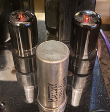 Load image into Gallery viewer, Matched Pair Ken-Rad 6V6 6V6GT Vacuum Tubes Valves Black Bottles NOS-Testing