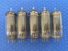 Load image into Gallery viewer, 5 General Electric GE 6CL6 Vacuum Tubes Valves Black Plate Lot Of Five