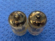 Load image into Gallery viewer, Matched Pair Sylvania 7AU7 Vacuum Tubes Valves NOS-Testing 6SN7 Substitute With Adapters