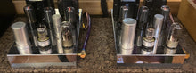 Load image into Gallery viewer, Matched Pair Sylvania 7AU7 Vacuum Tubes Valves NOS-Testing 6SN7 Substitute With Adapters