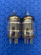 Load image into Gallery viewer, Matched Pair RCA 5654 6AK5W 6J1 6J2 Industrial Vacuum Tubes Valves Black Plate