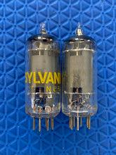 Load image into Gallery viewer, Matched Pair Sylvania 6AU6 6AU6A Vacuum Tubes Valves NOS-Testing