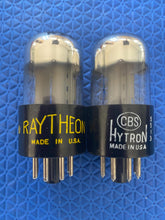 Load image into Gallery viewer, Matched Pair Sylvania 6SL7 6SL7GT Vacuum Tubes Valves NOS NIB Phono Preamp Grade