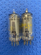 Load image into Gallery viewer, Matched Pair Sylvania 6AU6 6AU6A Vacuum Tubes