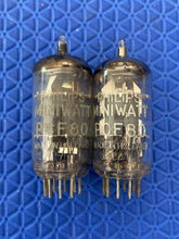 Load image into Gallery viewer, Matched Pair Philips Miniwatt PCF80 9U8 Vacuum Tubes Valves