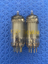 Load image into Gallery viewer, Matched Pair Sylvania 6AU6 6AU6A Vacuum Tubes Valves