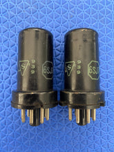 Load image into Gallery viewer, Matched Pair Sylvania 6SJ7 6J8P Vacuum Tubes Valves NOS-Testing