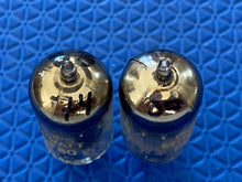 Load image into Gallery viewer, Matched Pair Philips Miniwatt PCF80 9U8 Vacuum Tubes Valves