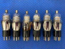 Load image into Gallery viewer, 6 Philco Number Type 78 #78 Vacuum Tubes Valves Engraved Hot-Stamped Base Mesh Plate Lot Of Six