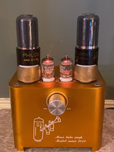 Load image into Gallery viewer, Matched Pair Sylvania 6K6 6K6GT Gray And Silver Bottles Vacuum Tubes Valves