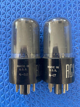 Load image into Gallery viewer, Pair RCA 12SL7 12SL7GT Vacuum Tubes Valves Gray Bottle NOS NIB