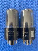 Load image into Gallery viewer, Pair RCA 12SL7 12SL7GT Vacuum Tubes Gray Bottle NOS NIB