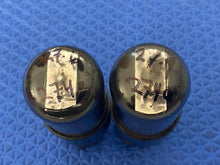 Load image into Gallery viewer, Matched Pair Sylvania 6V6 6V6GT Gray And Silver Bottle Silver Top Vacuum Tubes NOS-Testing
