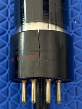 Load image into Gallery viewer, Matched Pair Tung-Sol 6V6 6V6GT Vacuum Tubes Valves Black And Silver Glass NOS-Testing