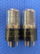 Load image into Gallery viewer, Matched Pair Sylvania 6K6 6K6GT Vacuum Tubes Valves