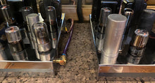 Load image into Gallery viewer, Matched Pair General Electric GE 6SN7 6SN7GTA Vacuum Tubes Copper Support Rods NOS NIB