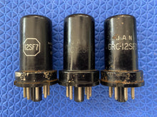 Load image into Gallery viewer, 3 US-Made 12SF7 Vacuum Tubes Valves Lot Of Three Trio