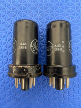 Load image into Gallery viewer, Matched Pair General Electric GE 6SJ7 6J8P Vacuum Tubes NOS-Testing