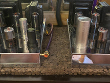 Load image into Gallery viewer, Matched Pair General Electric GE 6SN7 6SN7GTA Vacuum Tubes Valves Copper Support Rods