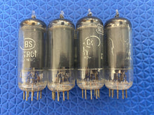 Load image into Gallery viewer, Matched Quad CBS-Hytron 6CL6 Vacuum Tubes Valves Black Plate NOS NIB