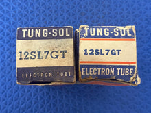 Load image into Gallery viewer, Matched Pair Tung-Sol 12SL7 12SL7GT Vacuum Tubes Valves NOS NIB