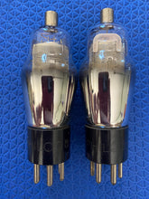 Load image into Gallery viewer, Matched Pair Philco Number Type 78 #78 Vacuum Tubes Valves Engraved Hot-Stamped Base Mesh Plate