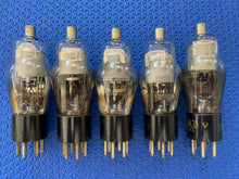 Load image into Gallery viewer, 5 US-Made Number Type 78 #78 Vacuum Tubes Mesh Plate Lot Of Five