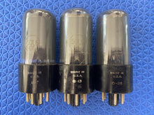 Load image into Gallery viewer, 3 RCA Victor 50L6 50L6GT Vacuum Tubes Gray Glass Lot Of Three