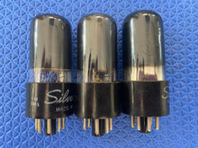 Load image into Gallery viewer, 3 Silvertone 50L6 50L6GT Vacuum Tubes Valves Coated Glass Lot Of Three