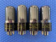 Load image into Gallery viewer, 4 Philco 50L6 50L6GT Vacuum Tubes Valves Coated Glass Lot Of Four