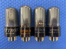 Load image into Gallery viewer, 4 Hytron 50L6 50L6GT Vacuum Tubes Gray Glass Lot Of Four