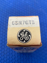 Load image into Gallery viewer, Matched Pair General Electric GE 6SN7 6SN7GTB Coin / Wafer Base Vacuum Tubes NOS NIB