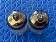 Load image into Gallery viewer, Matched Pair Sylvania 6AK5 Black Plates Vacuum Tubes Valves