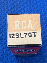 Load image into Gallery viewer, Pair RCA 12SL7 12SL7GT Vacuum Tubes Gray Bottle NOS NIB