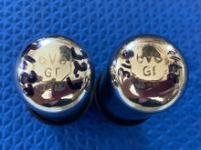 Load image into Gallery viewer, Matched Pair Sylvania 6V6 6V6GT Gray And Silver Bottle Silver Top Vacuum Tubes NOS-Testing