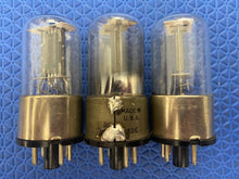 Load image into Gallery viewer, 3 RCA 6J5 6J5GT Metal Base Vacuum Tubes Valves Lot Of Three