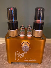 Load image into Gallery viewer, Matched Pair General Electric GE 6V6 6V6GT Vacuum Tubes Black Glass