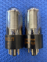 Load image into Gallery viewer, Matched Pair RCA 6V6 6V6GTA Vacuum Tubes Valves