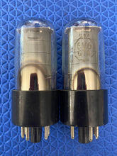 Load image into Gallery viewer, Matched Pair RCA 6V6 6V6GTA Vacuum Tubes Valves